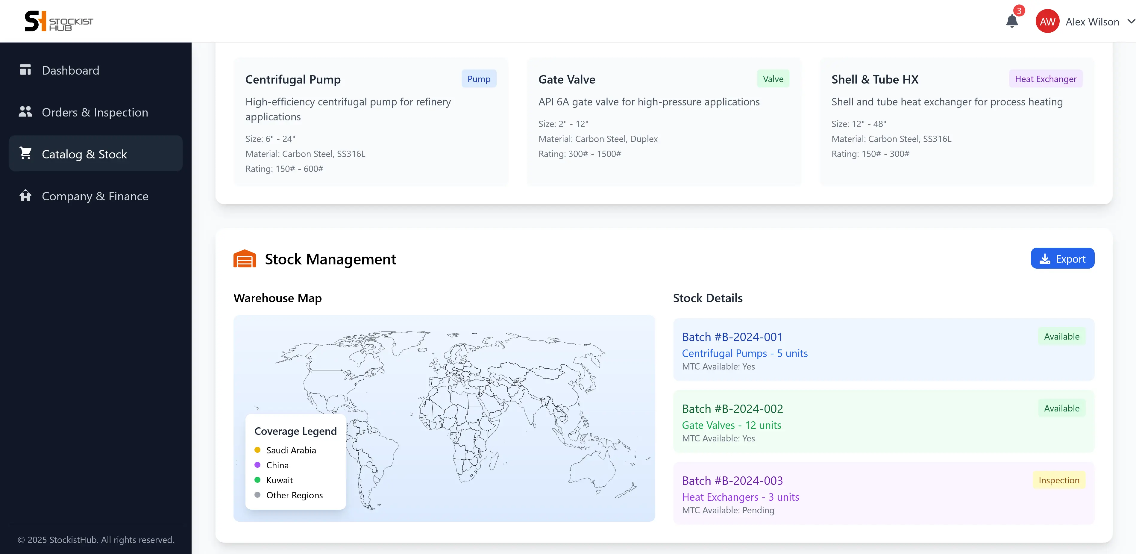 Supplier Portal Screenshot 3